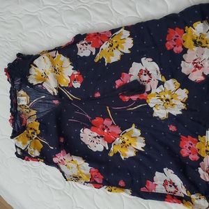 XS old navy GUC floral shirt